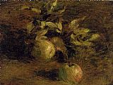 Henri Fantin-latour Canvas Paintings - Apples